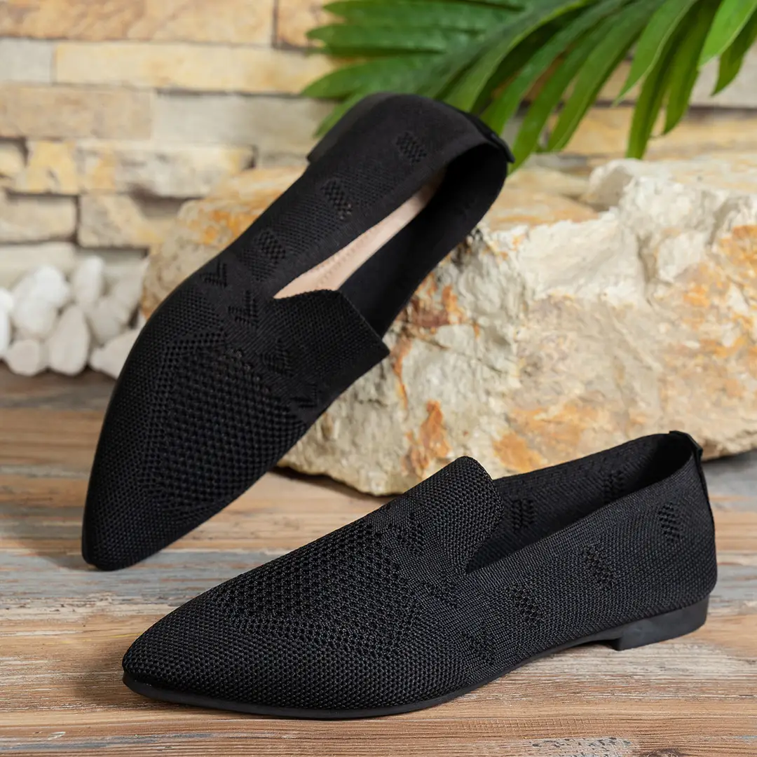 Fashionable Spring European and American Style Large Size Pointed Toe Flat Shoes for Women, Casual Versatile Trendy Sweet Style — feature 10