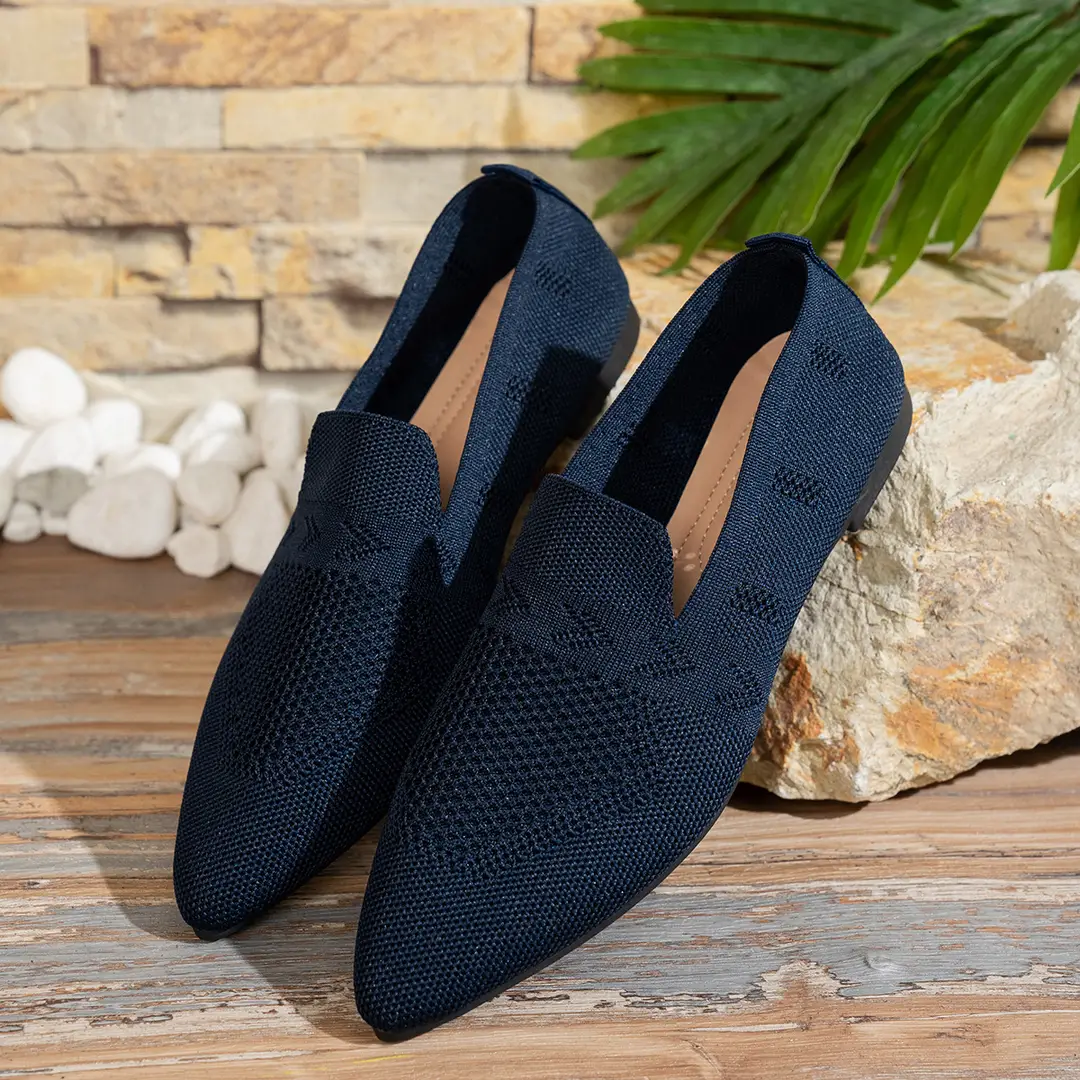 Fashionable Spring European and American Style Large Size Pointed Toe Flat Shoes for Women, Casual Versatile Trendy Sweet Style — feature 4