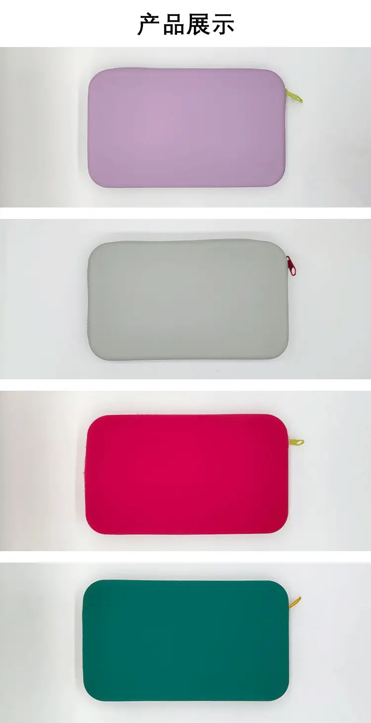 Silicone Cosmetic Bag Square Zipper Red Tassel β feature 8