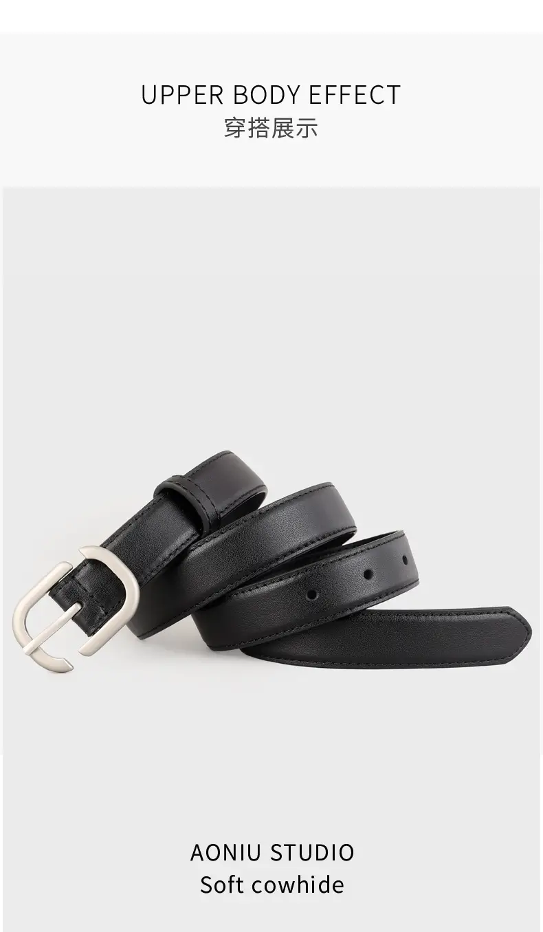 Women's Genuine Leather Belt 3 Colors 2025 — feature 11