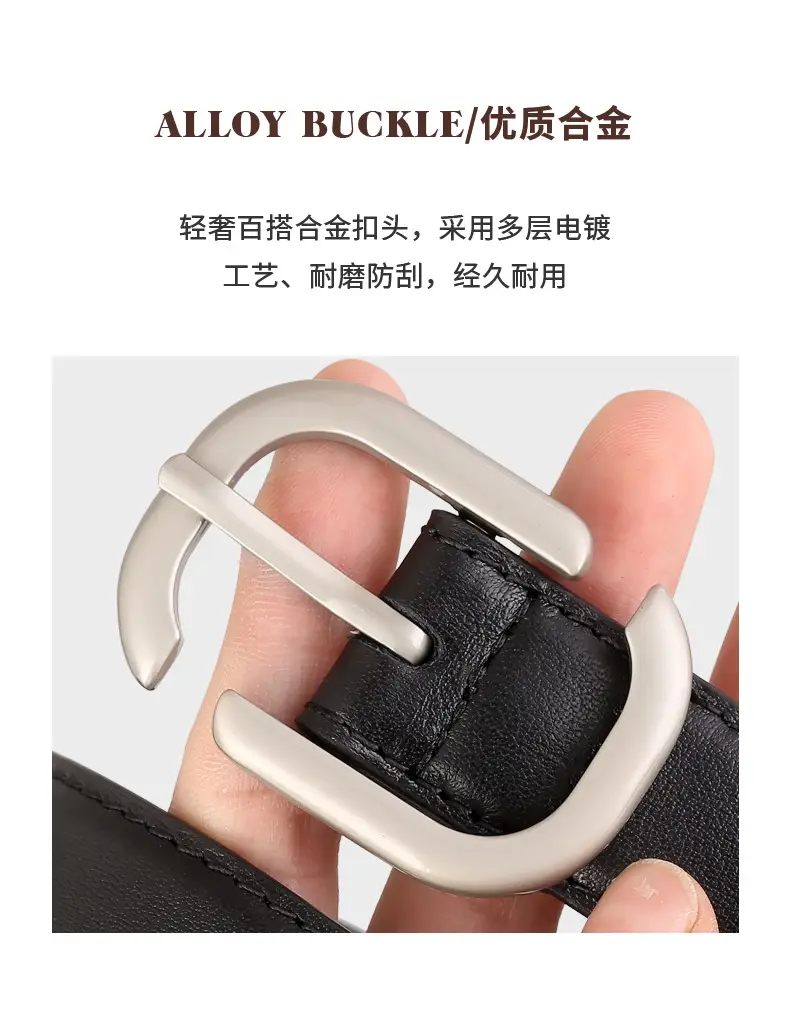 Women's Genuine Leather Belt 3 Colors 2025 — feature 6