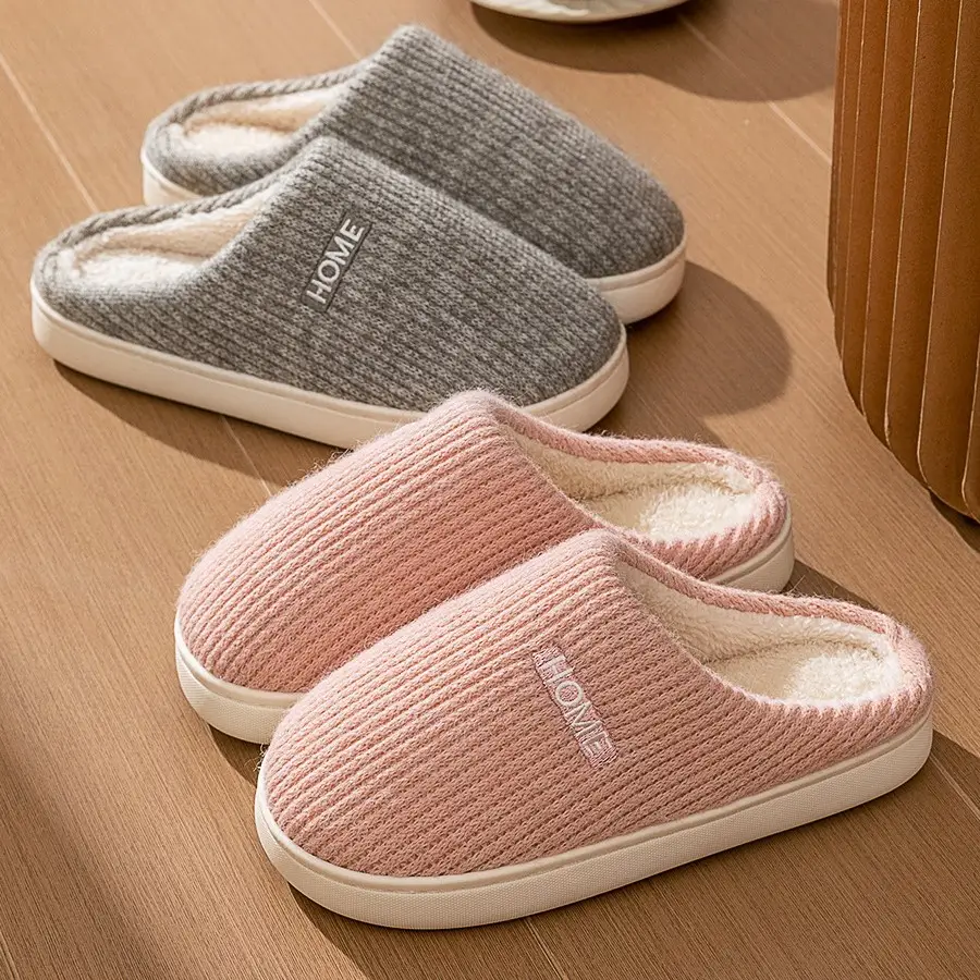 Elderly Anti-Slip Cotton Slippers Winter Indoor Plush Warm Furry Slippers Home Cotton Shoes Wholesale for Men and Women - Image 14