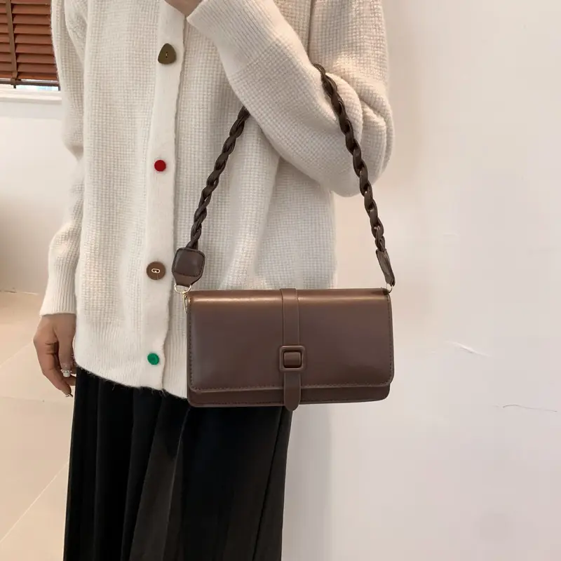 White Square Crossbody Bag for Women 2026 - Image 7