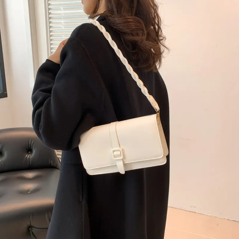 White Square Crossbody Bag for Women 2026 - Image 8