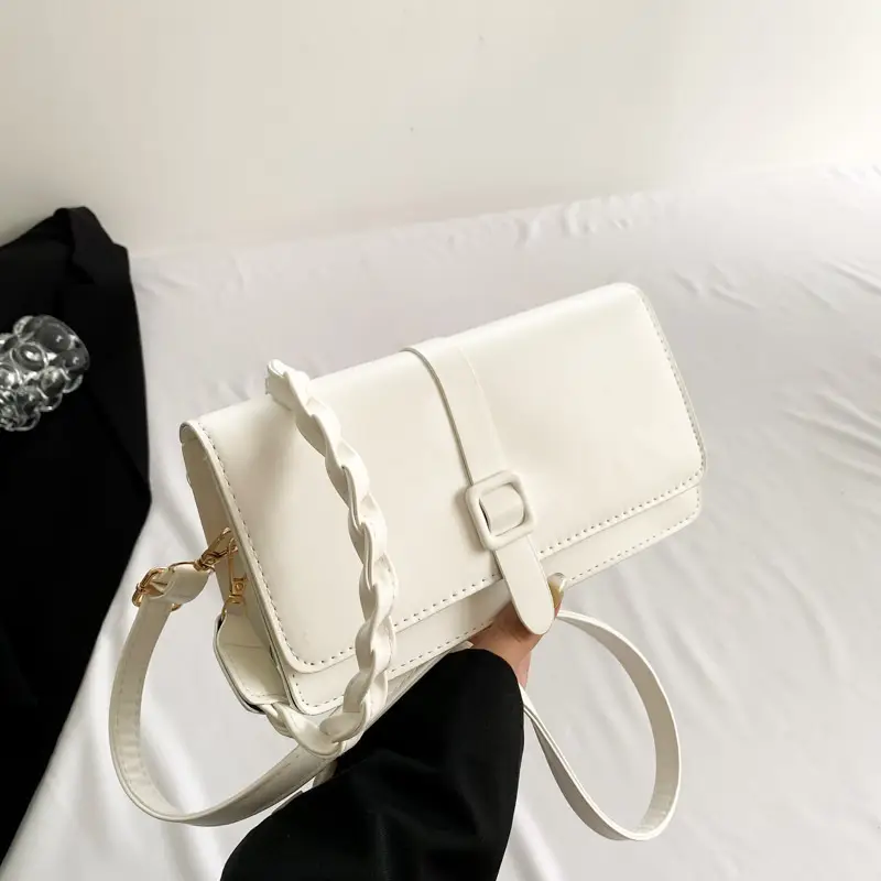 White Square Crossbody Bag for Women 2026 - Image 2