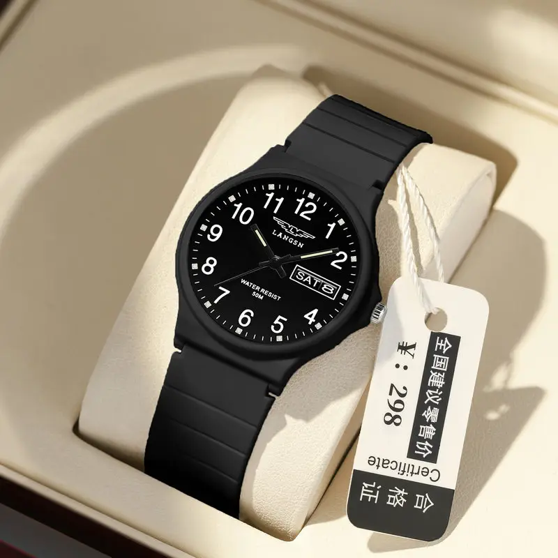 2026 Model Student Exam-Specific Watch, Fashionable Sports Simple Wristwatch, Student Quartz Watch, Waterproof Watch Wholesale