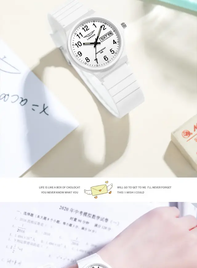 2026 Model Student Exam-Specific Watch, Fashionable Sports Simple Wristwatch, Student Quartz Watch, Waterproof Watch Wholesale — feature 14