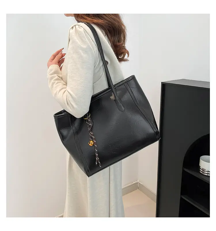 Brown Textured Korean Style Tote Bag 2025 — feature 21