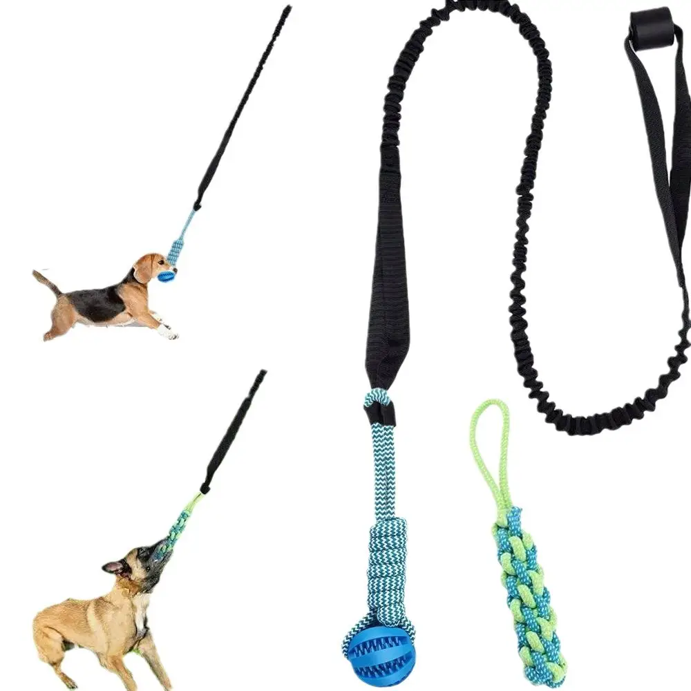 Cross-border Pet Dog Interactive Toy Molar Tooth Cleaning Bite Resistant Tug-of-war Rope Bite Rope Grinding Rope suit Outdoor Indoor