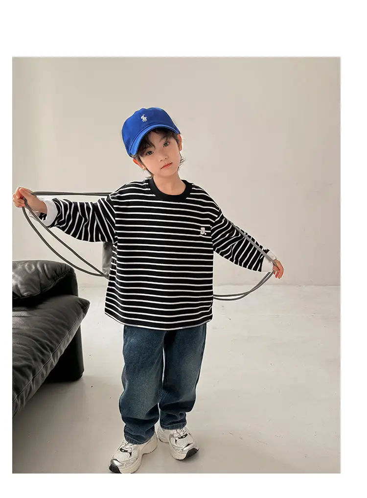 Boys Striped Cotton T-Shirt 10% Off — feature 8