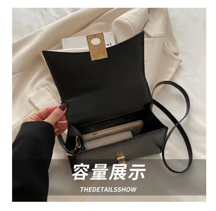 Small Red Crocodile Leather Shoulder Bag for Women — feature 6
