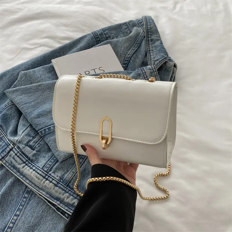 Women's Black Shoulder Crossbody Bag 2024 Winter - Image 2