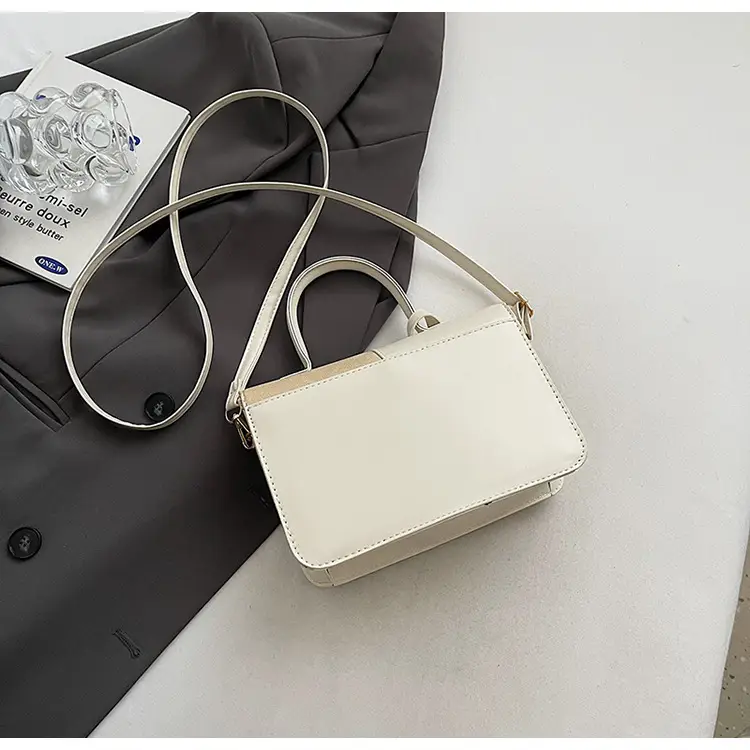 Women's Winter Contrast Brown Shoulder Bag — feature 31