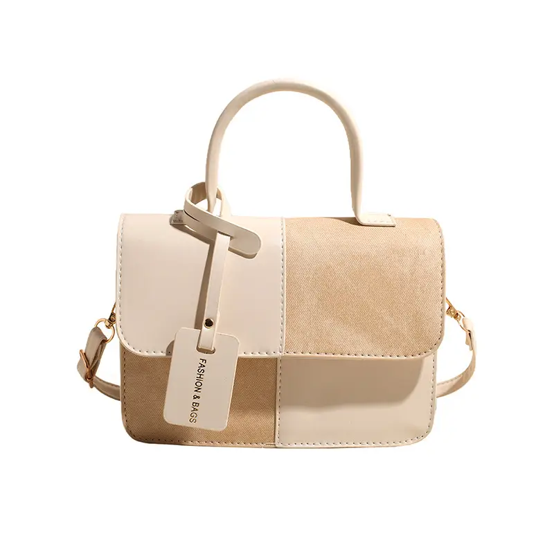 Women's Winter Contrast Brown Shoulder Bag - Image 2