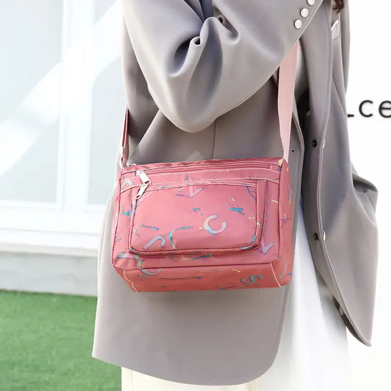 Women's Printed Nylon Shoulder Bag 2024 Winter New - Image 8