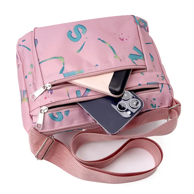 Women's Printed Nylon Shoulder Bag 2024 Winter New - Image 11