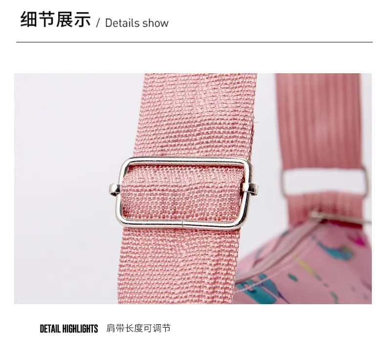 Women's Printed Nylon Shoulder Bag 2024 Winter New — feature 20