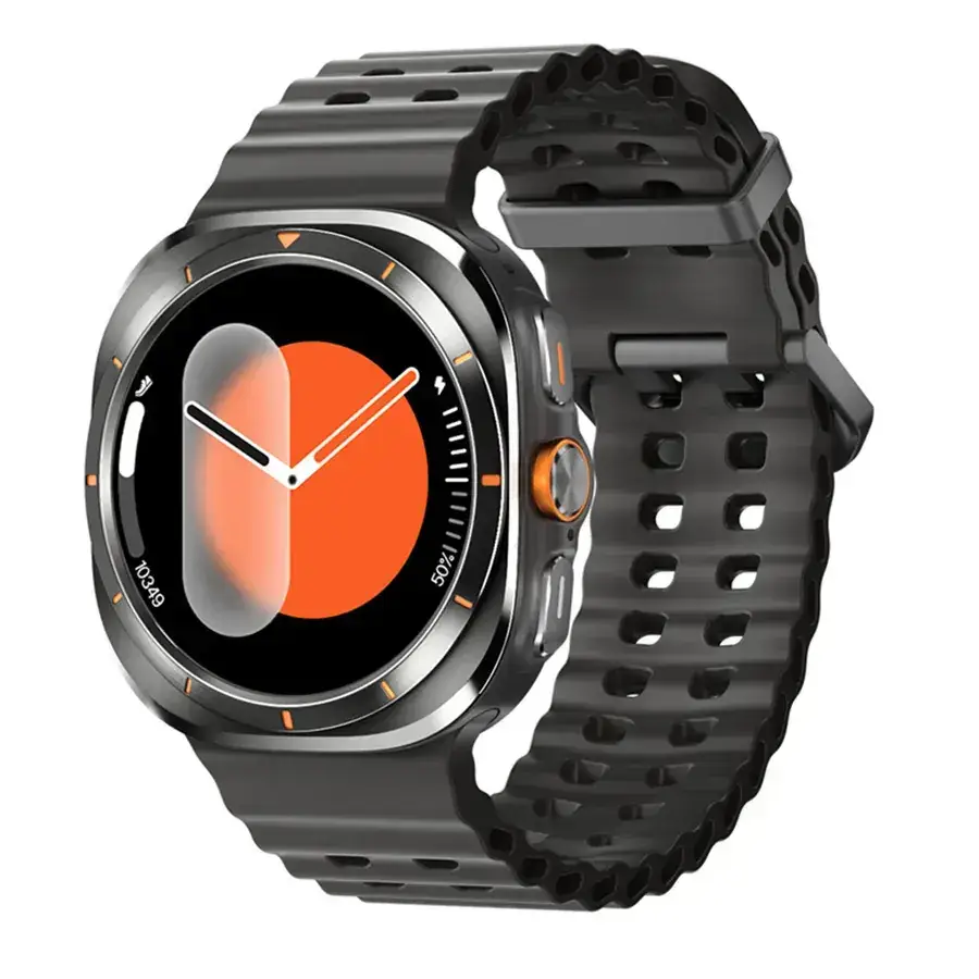 2024 W7 Smart Watch Black Round Dial Health Tracker - Image 6