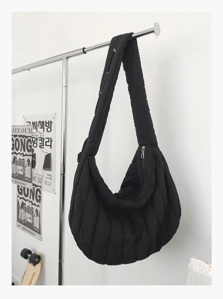 Women's 2024 Cotton Crossbody Bag Green Brown — feature 19