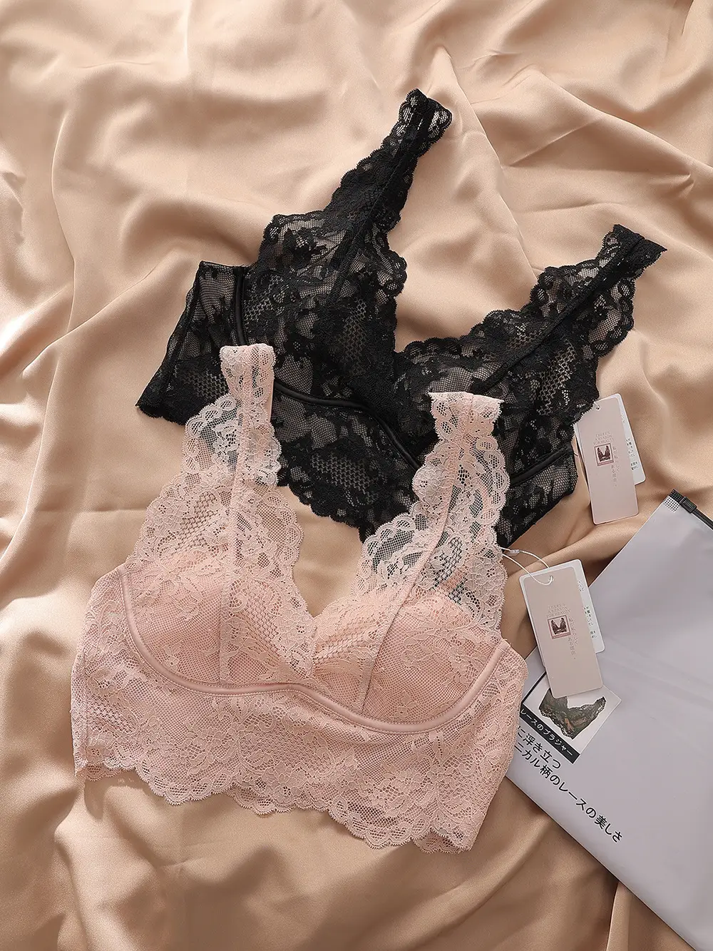 Naked Lace Underwear Pink French Dragon Vest — feature 18