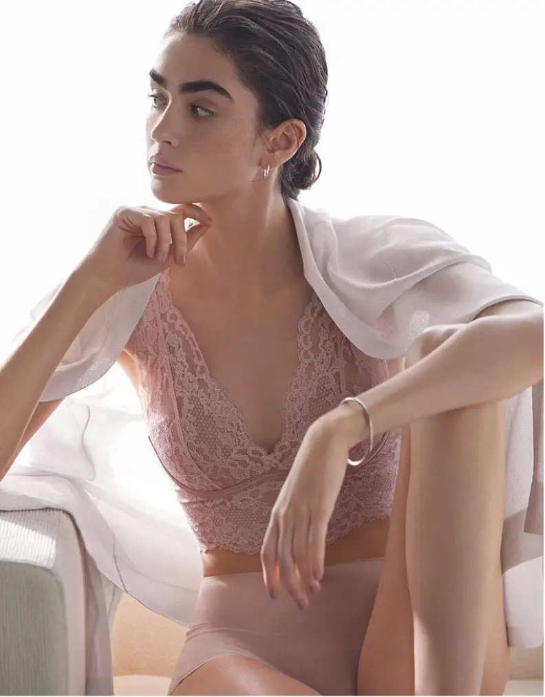 Naked Lace Underwear Pink French Dragon Vest — feature 5