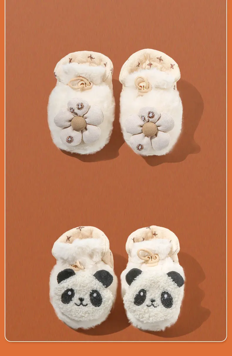 winter newborn baby shoes socks baby shoes June-December newborn shoes cotton shoes warm fleece-lined soft bottom — feature 22