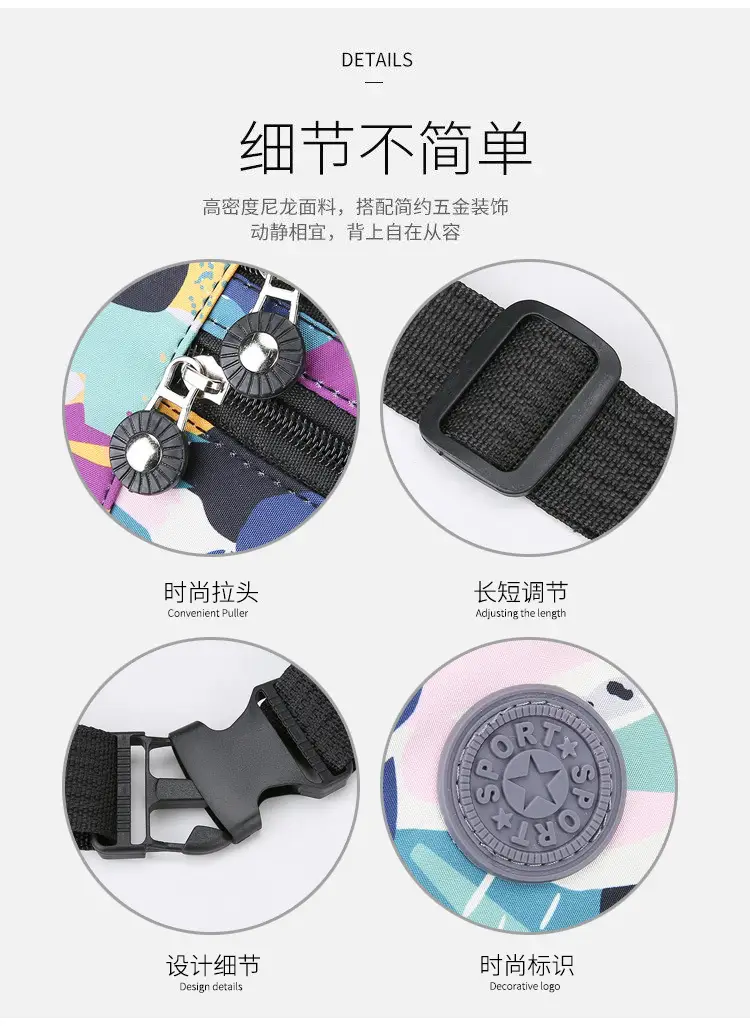 Trendy Camouflage Crossbody Bag for Men Women — feature 6