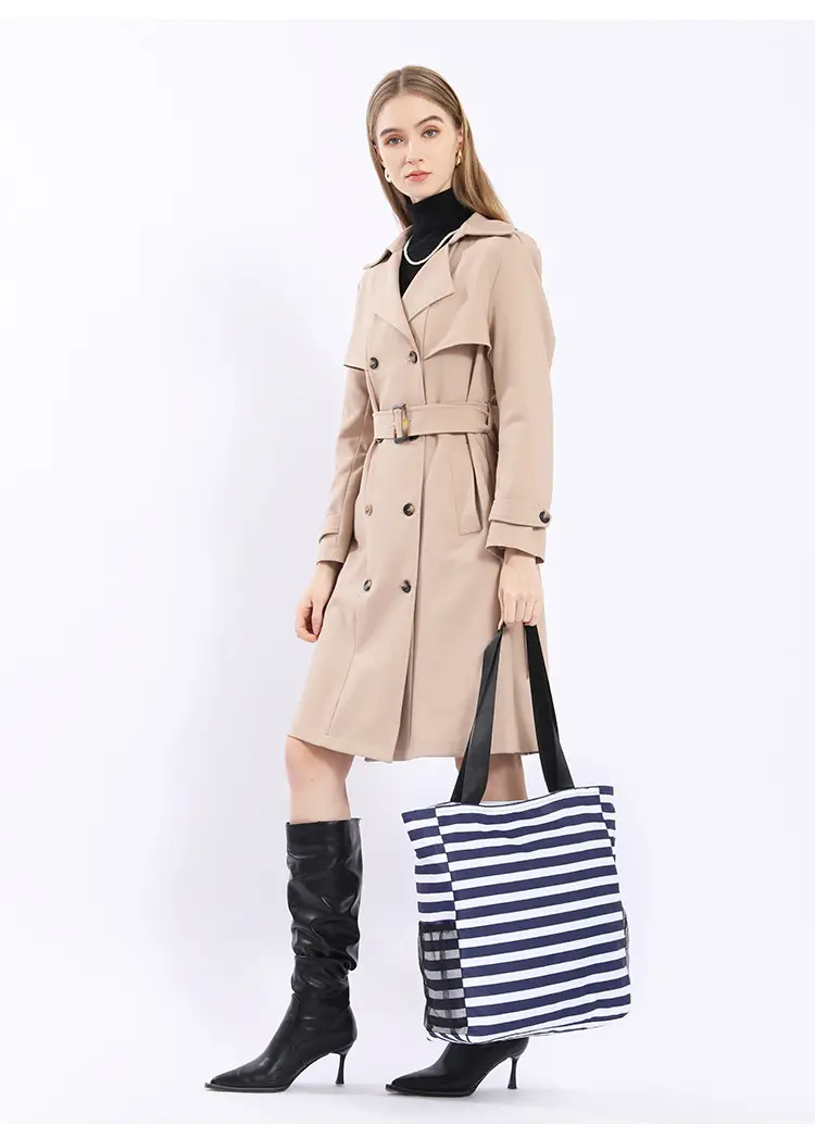 Cross-Border Travel Folding Striped Waterproof Beach Bag — feature 15