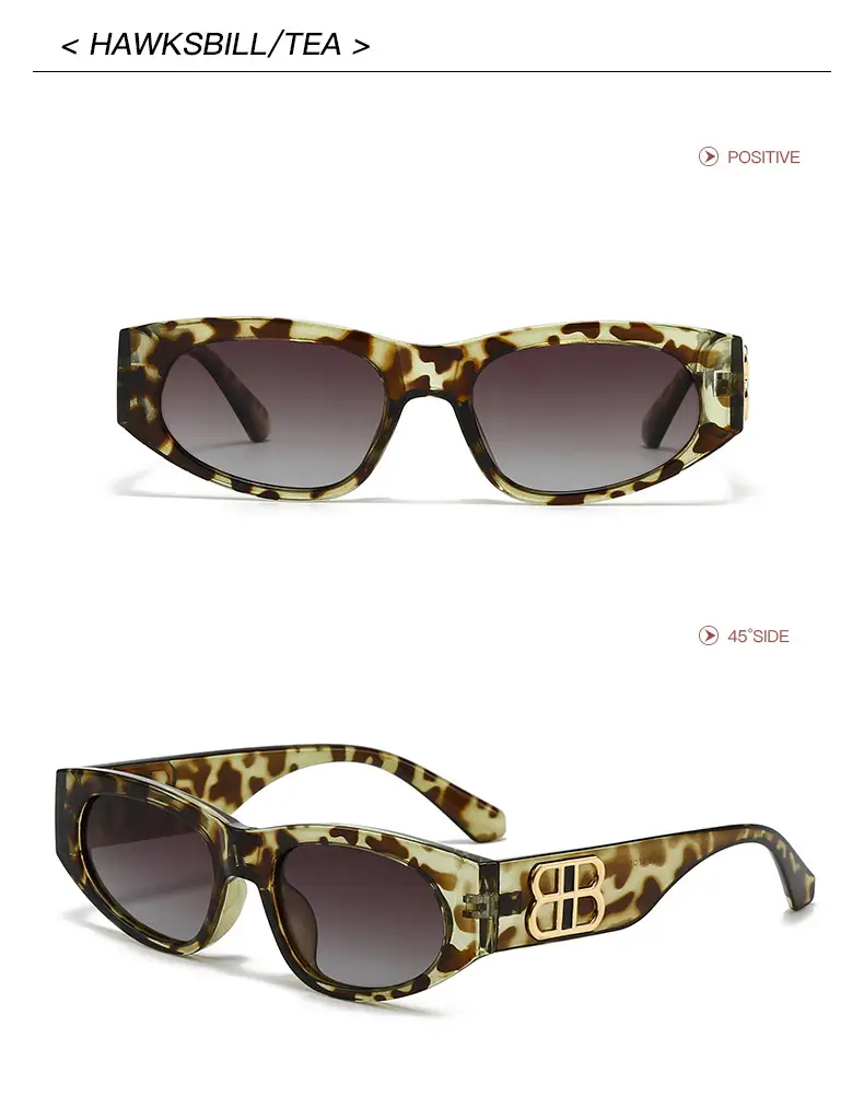 Women's Polarized Sunglasses Brown Cat's Eye Design — feature 11