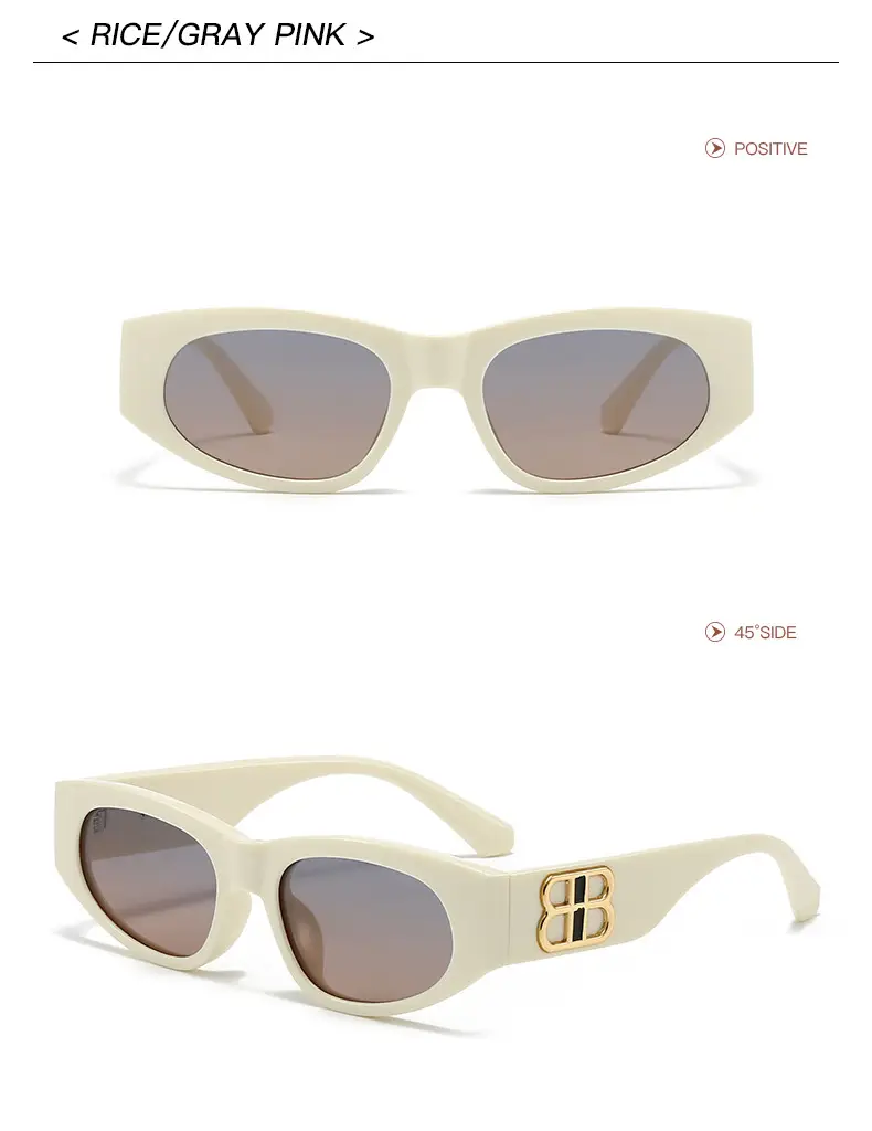 Women's Polarized Sunglasses Brown Cat's Eye Design — feature 13