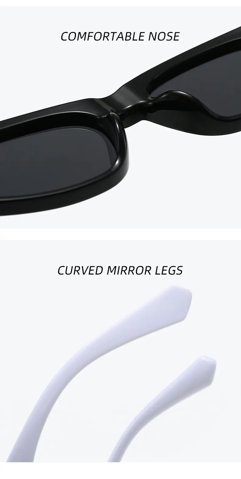 Women's Polarized Sunglasses Brown Cat's Eye Design — feature 8