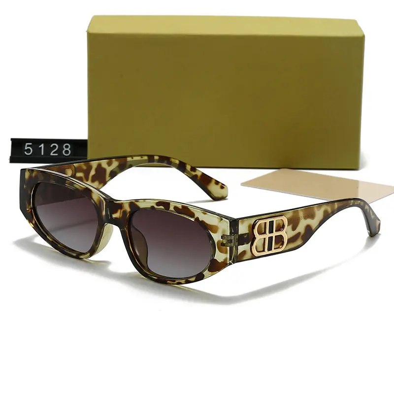 Women's Polarized Sunglasses Brown Cat's Eye Design - Image 2