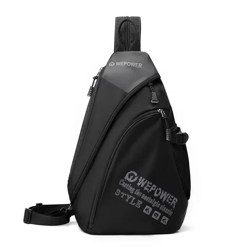 Men's Blue Multifunctional Shoulder Bag Large Capacity - Image 9