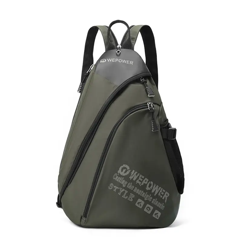Men's Blue Multifunctional Shoulder Bag Large Capacity - Image 4