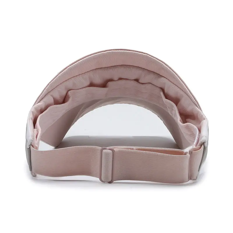 Women's Gray Sun Visor Cap with Strap
