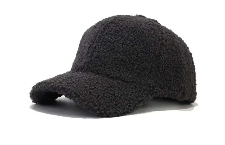 Women Winter Cap Brown Plush Warm Beige — feature 12