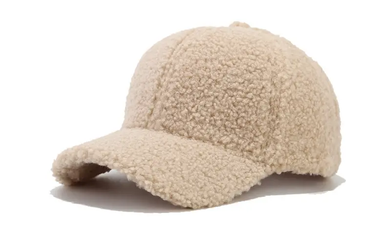 Women Winter Cap Brown Plush Warm Beige — feature 14