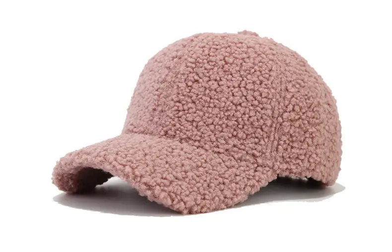 Women Winter Cap Brown Plush Warm Beige — feature 9