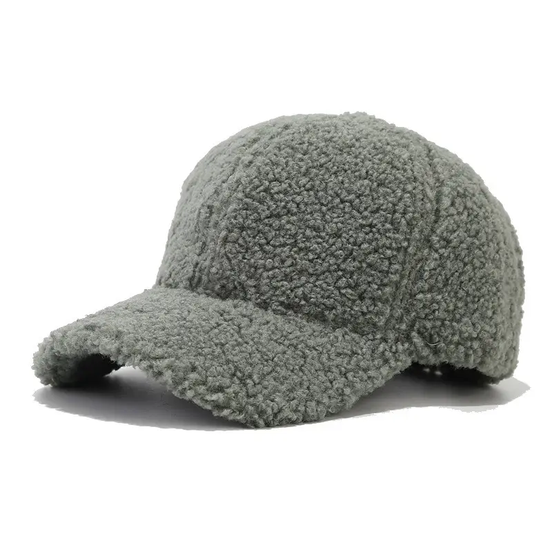 Women Winter Cap Brown Plush Warm Beige - Image 9