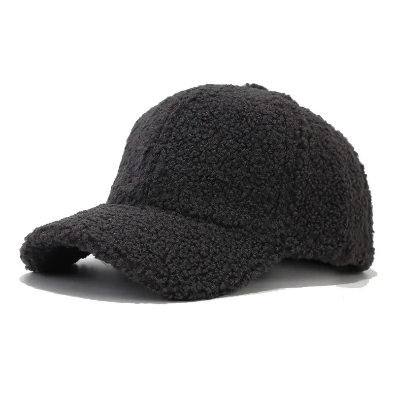 Women Winter Cap Brown Plush Warm Beige - Image 13