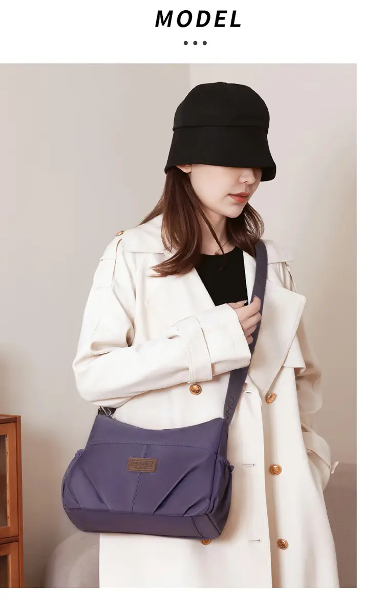 Light Blue Quilted Crossbody Bag for Women — feature 18