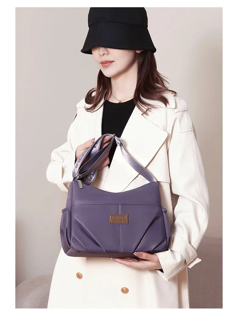Light Blue Quilted Crossbody Bag for Women — feature 19