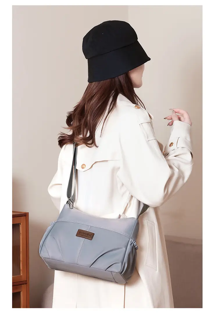 Light Blue Quilted Crossbody Bag for Women — feature 23
