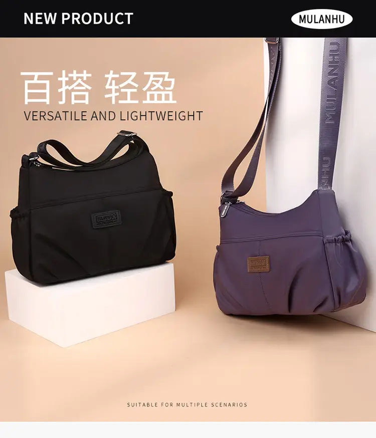 Light Blue Quilted Crossbody Bag for Women — feature 5