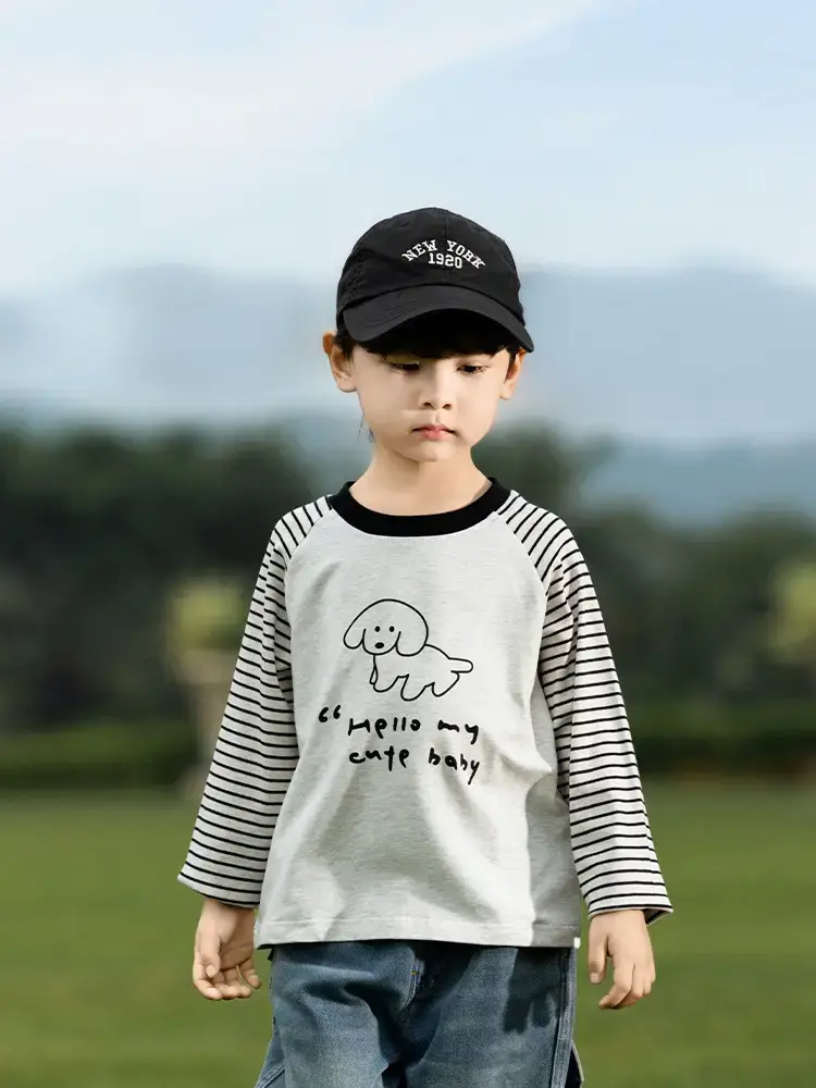 Kids Raglan Sleeve T-Shirt Boys Spring Wear - Image 6