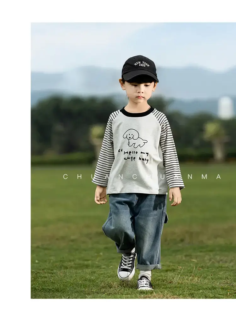 Kids Raglan Sleeve T-Shirt Boys Spring Wear — feature 20