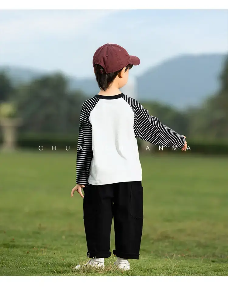 Kids Raglan Sleeve T-Shirt Boys Spring Wear — feature 23