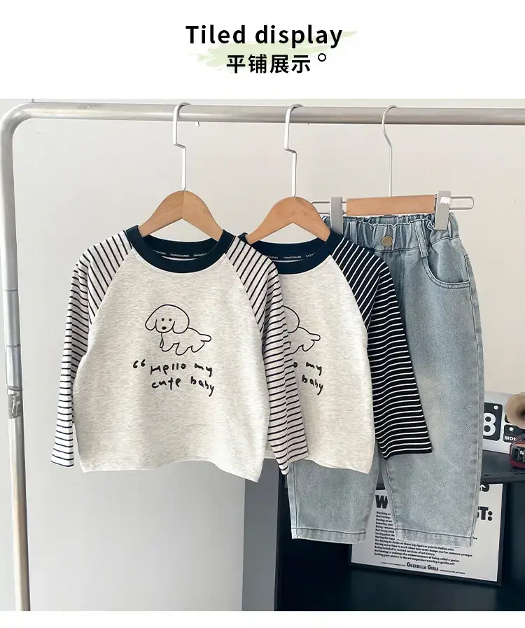 Kids Raglan Sleeve T-Shirt Boys Spring Wear — feature 9