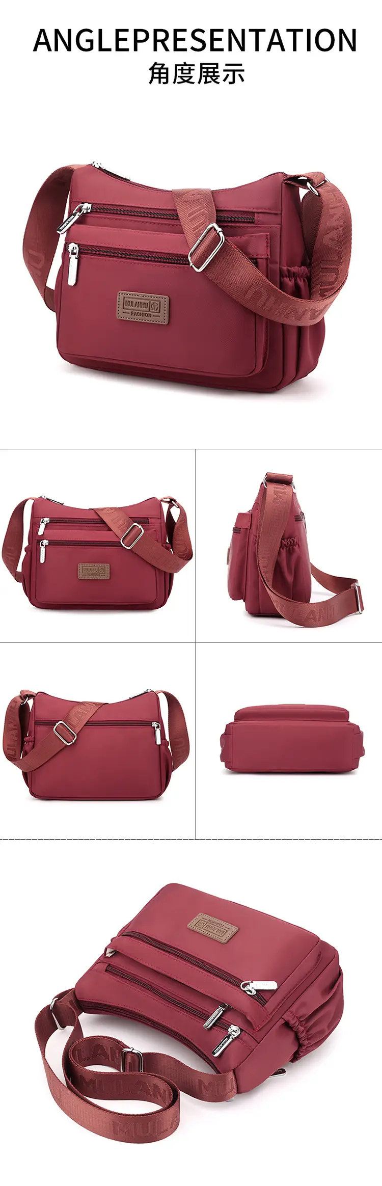 Light Blue Mu Lan Arc Crossbody Bag 2024 — feature 10