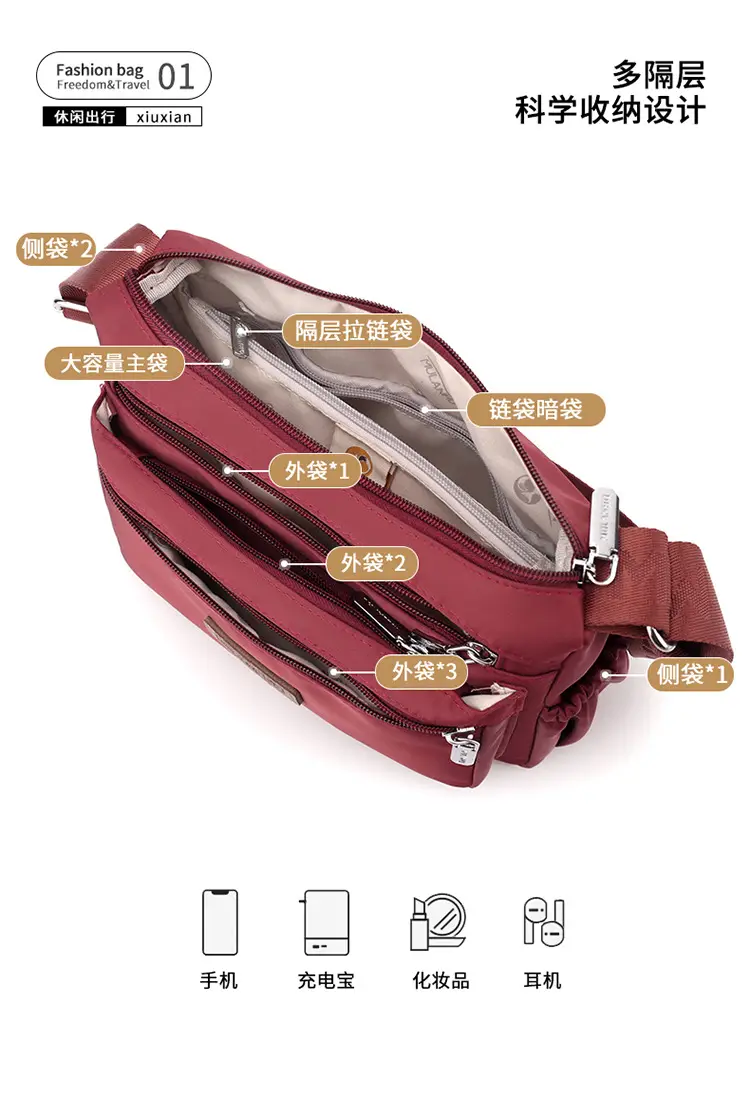Light Blue Mu Lan Arc Crossbody Bag 2024 — feature 8